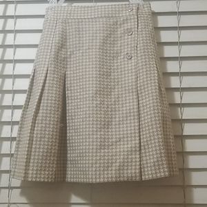 RAFFERTY GINGHAM RAYON/ POLY MINI SKIRT SZ 7